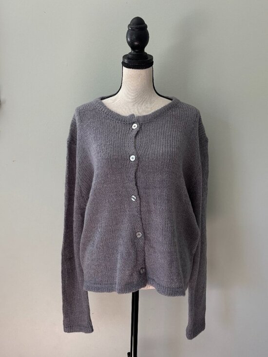 Nia Sweaters - NIA "Ariana" Button-Front Cardigan — NWT — L/XL